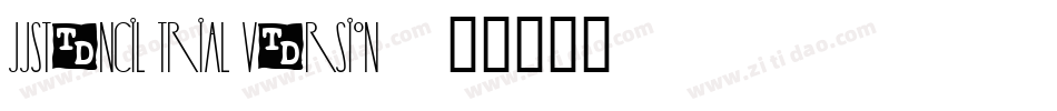 JJStencil Trial Version字体转换